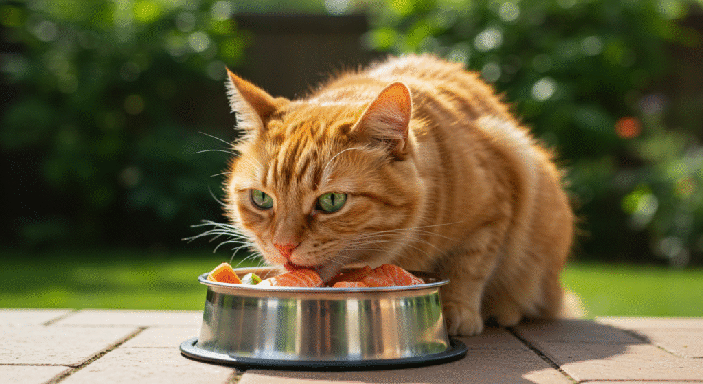 alimentação natural para gatos