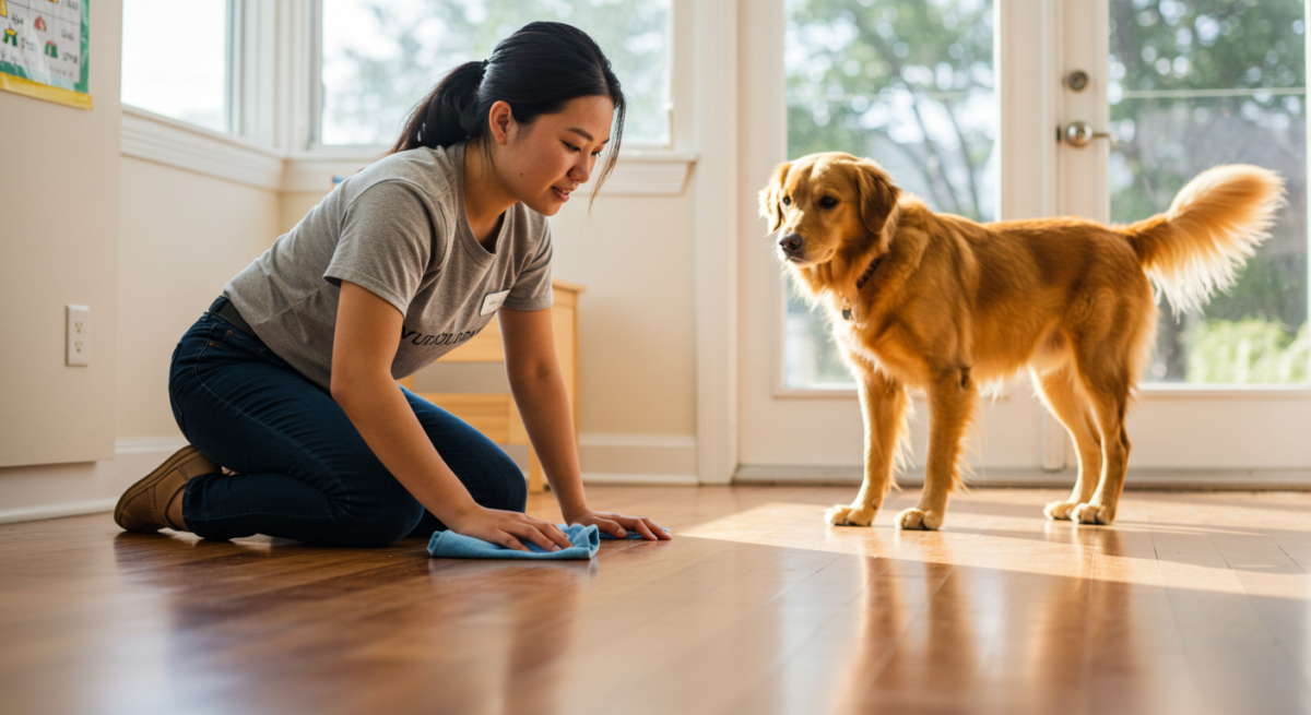 higienização de ambientes com animais
