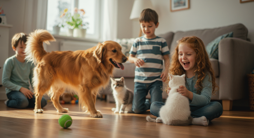 pet ideal para casa com crinças