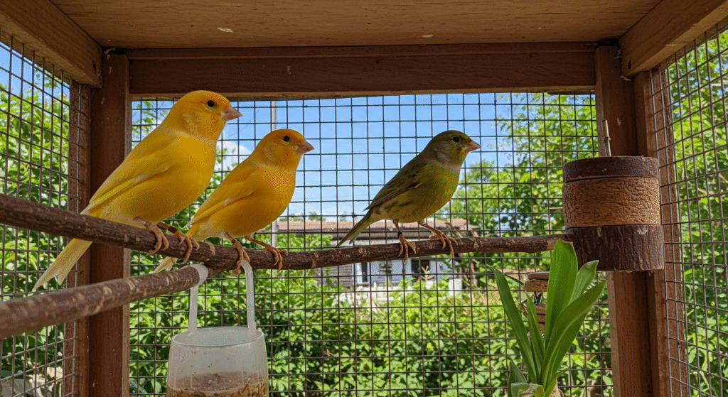 Canário-do-Reino em Casa