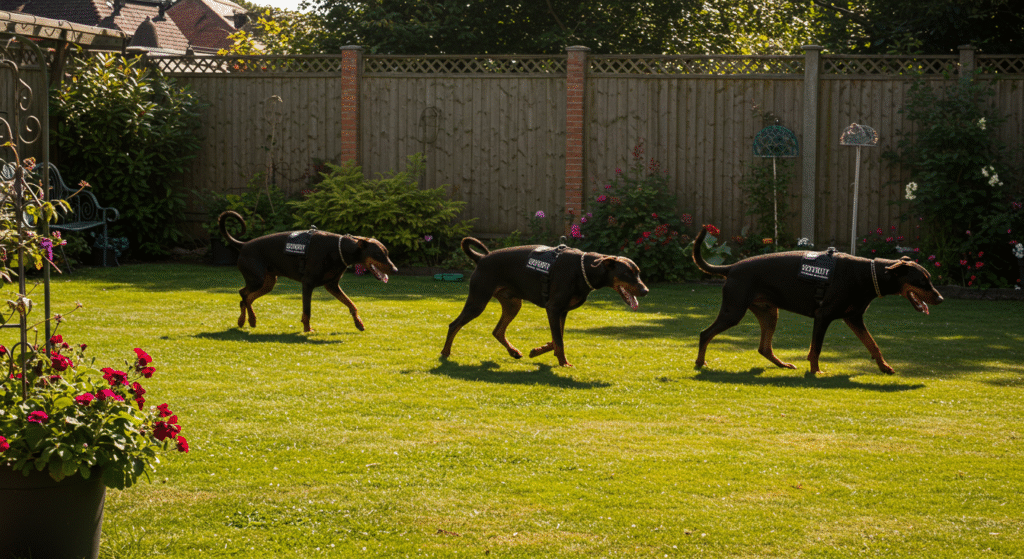 cachorros de segurança