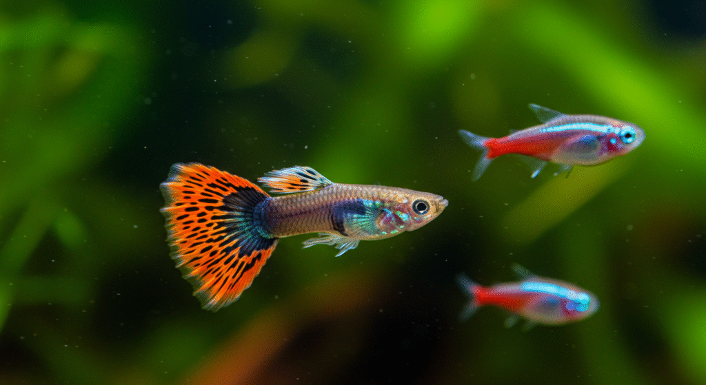 peixes e aquários